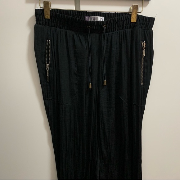 J-LO black zipper sweatpants - Picture 1 of 8
